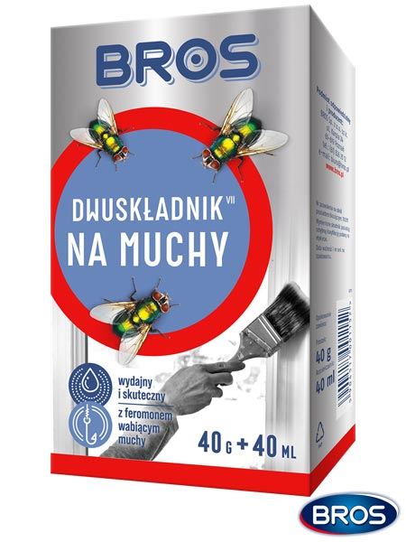 DWUSKŁADNIKOWY PREPARAT NA MUCHY - BROS-MUCHY2W1