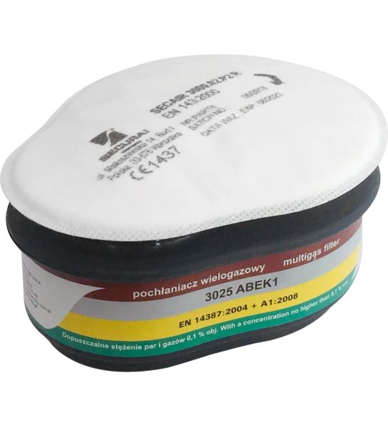 FILTROPOCHŁANIACZ - SEC-FIL-ABEK1P2R