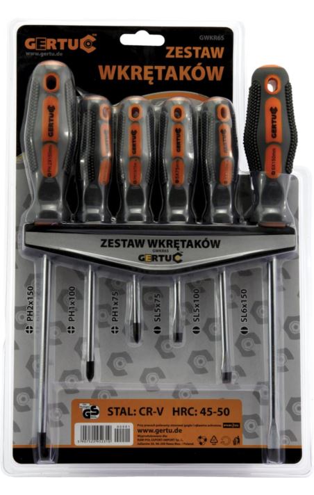 ZESTAW WKRĘTAKÓW - GWKR6S