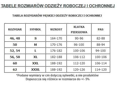SPODNIE ROBOCZE URG-719
