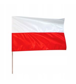 FLAGA POLSKI Z DRZEWCEM