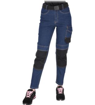 SPODNIE OCHRONNE DO PASA - JEANS-L777