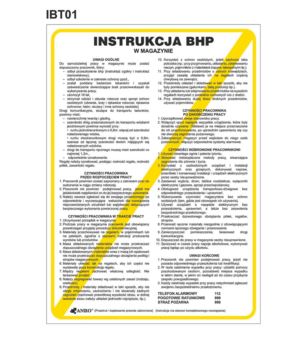 ZNAK BEZPIECZEŃSTWA - Z-IBT01