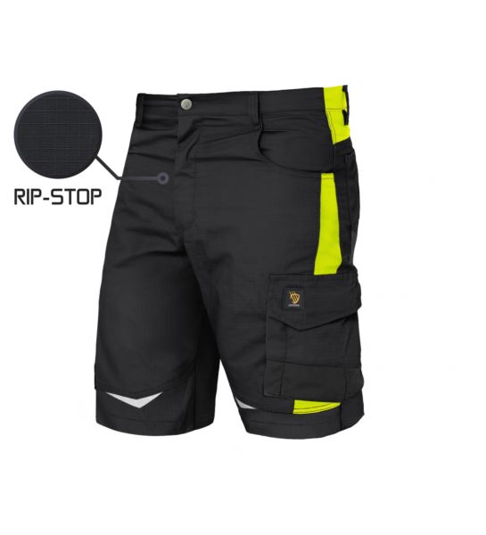 SPODNIE KRÓTKIE - HELICON SK RIP-STOP BLACK