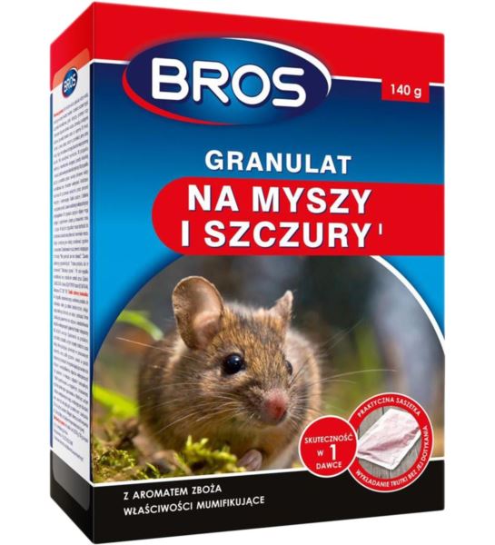 GRANULAT NA MYSZY I SZCZURY - BROS-GRAN-MYSZ