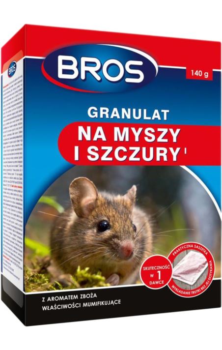 GRANULAT NA MYSZY I SZCZURY - BROS-GRAN-MYSZ