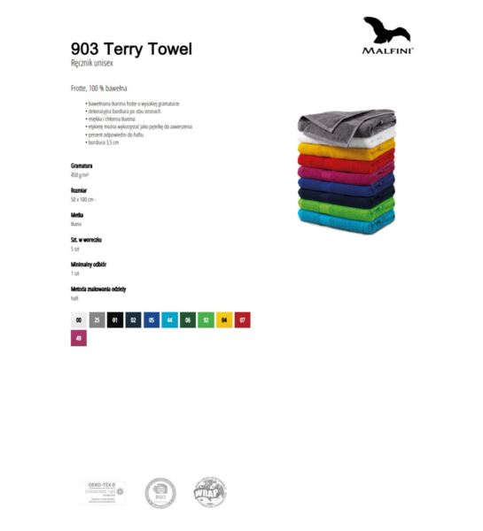 RĘCZNIK - TERRY TOWEL 903