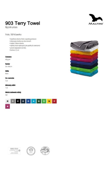RĘCZNIK - TERRY TOWEL 903