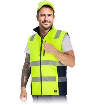 BEZRĘKAWNIK OCHRONNY OCIEPLANY - LH-LASER