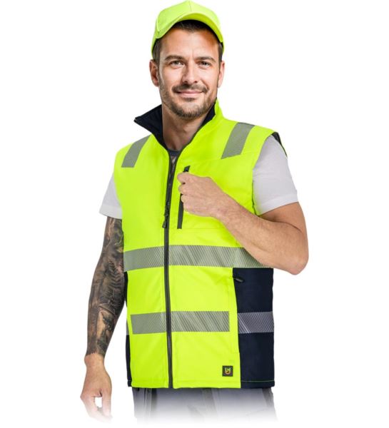 BEZRĘKAWNIK OCHRONNY OCIEPLANY - LH-LASER