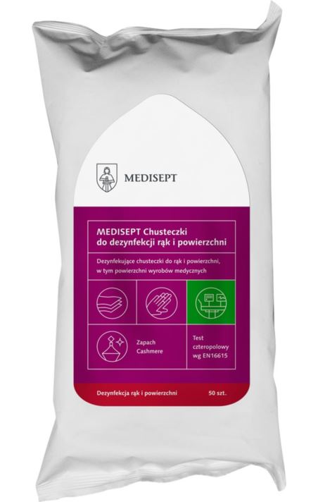 CHUSTECZKI DO DEZYNFEKCJI 8% VAT - MED-WIPES
