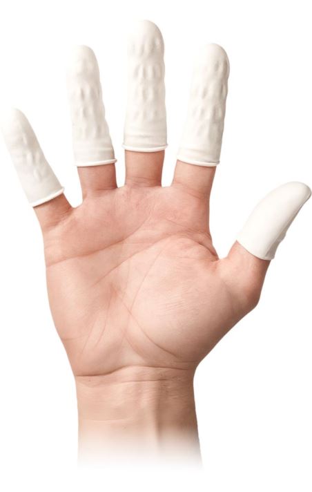 LATEKSOWE NAKŁADKI NA PALCE - FINGER-LAT-AS