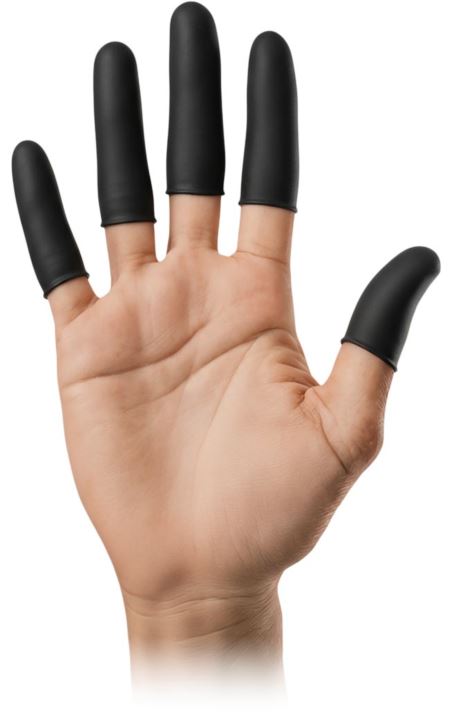 LATEKSOWE NAKŁADKI NA PALCE - FINGER-LAT-NS