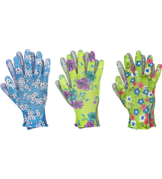 RĘKAWICE OCHRONNE FLORI-PU J-753-357 - J-FLORI-PU