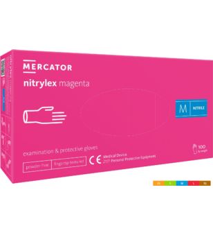 RĘKAWICE NITRYLOWE 8% VAT - RMM-NITMAGENTA