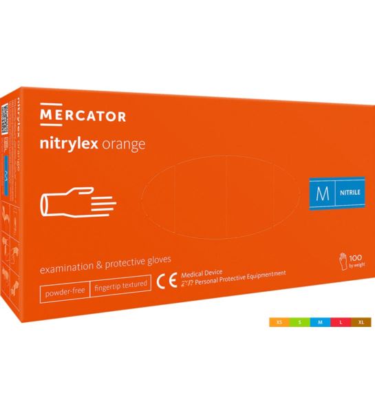 RĘKAWICE NITRYLOWE 8% VAT - RMM-NITORANGE