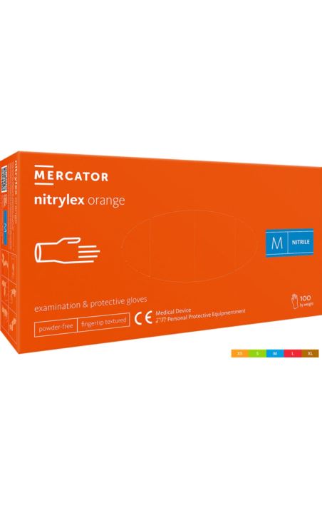 RĘKAWICE NITRYLOWE 8% VAT - RMM-NITORANGE