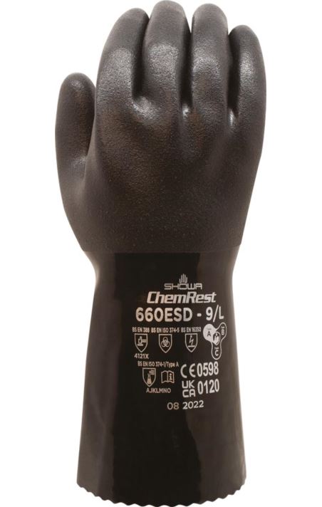 RĘKAWICE OCHRONNE - RSHOWA660ESD
