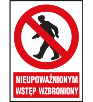 ZNAK BEZPIECZEŃSTWA - Z-2Z1